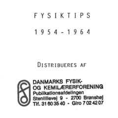 Fysiktips 1954-1964